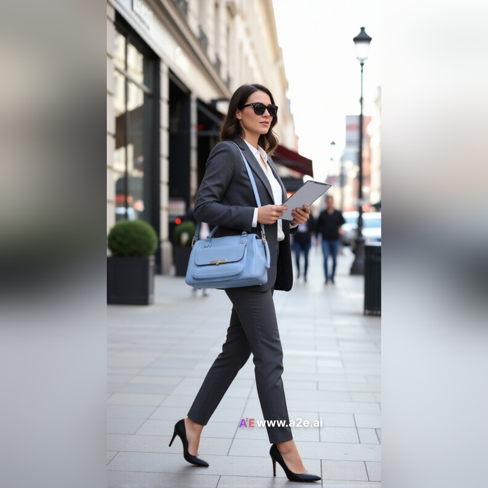 Merona Light Blue Shoulder Bag